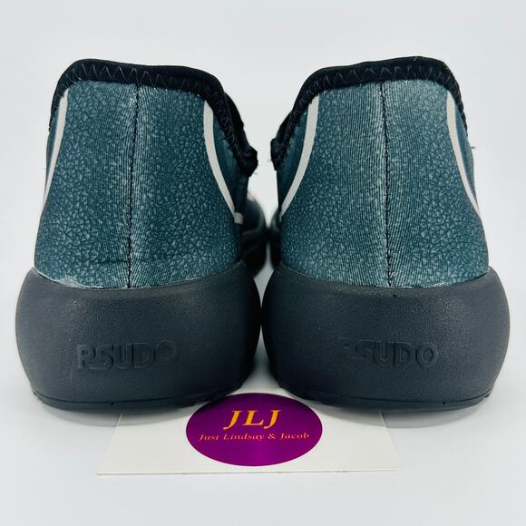 Psudo Men's Racer Sport Slip On Sneaker Shoes Black Made in USA Size 9 - Picture 6 of 12